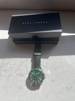 Reloj Marc Lauder Verde Correa Cuero
