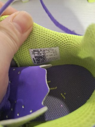 Zapatillas Adidas Fútbol F50 Morado/Verde talla 32