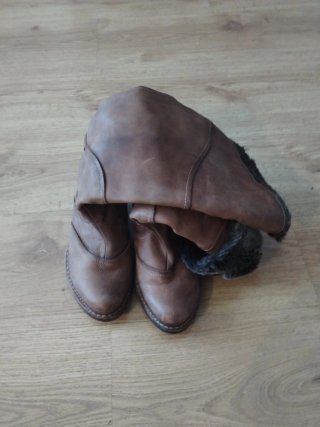 Botas altas Pikolinos piel marrones talla 38