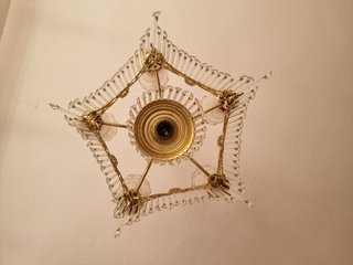 Lámpara de caídas cristal clásica