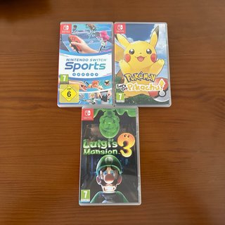 3 Giochi Nintendo Switch: Sport, Pokémon, Luigi