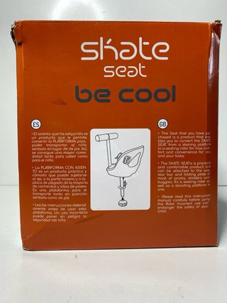 : Asiento Be Cool Skate Seat Patinete Carrito
