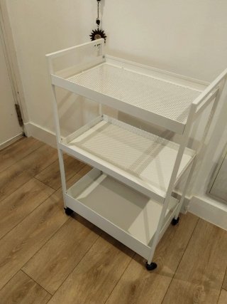 Carrito minibar blanco