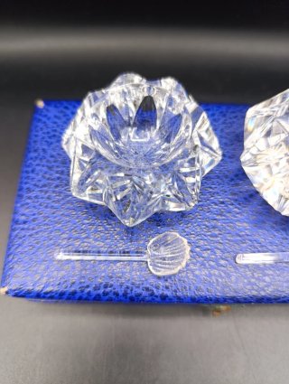 Salero y pimentero cristal francés Lorraine