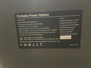 Estación de Carga Portátil Fossibot 2400W  2048Wh