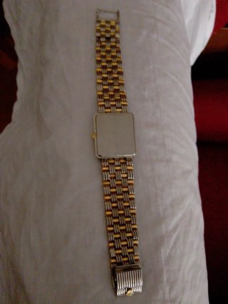Reloj  Acero y Dorado