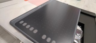 Tableta Gráfica Huion HS611 Negra/Gris