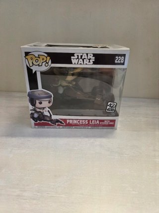 Funko Star Wars 228 Princess Leia Speeder Bike