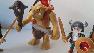 Playmobil Enanos con Troll y accesorios