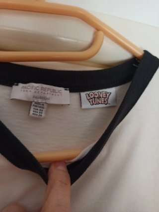 Camiseta Looney Tunes Pull&Bear Blanca