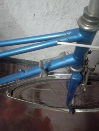 Bicicleta Clásica Azul Años 80