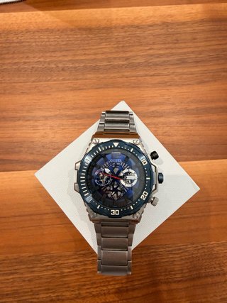 Reloj Guess Exposure Hombre Azul/Plata