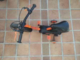 Bicicleta infantil 14 pulgadas naranja