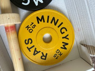Pesas de juguete de madera Minigymrats NIÑA