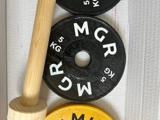 Pesas de juguete de madera Minigymrats NIÑA