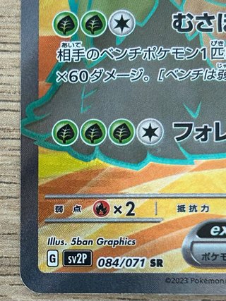 Carta Pokémon Chien-Pao EX 084/071 SR