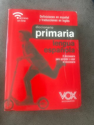 Diccionario Primaria, lengua española