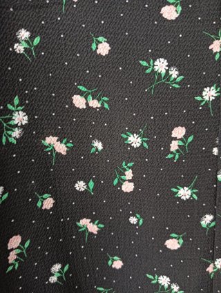Vestido corto flores
