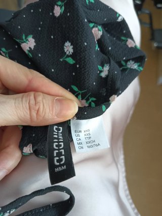 Vestido corto flores