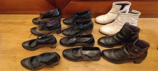 Lote 6 pares zapatos mujer talla 39