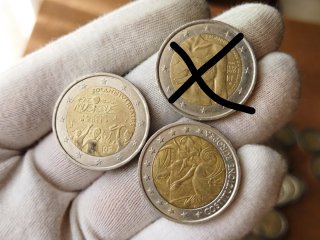 Moneda 2 Euros conmemorativas. Precio unidad