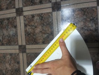 Estantería de esquina blanca