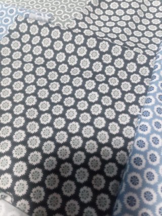 6 Retales de punto estampado