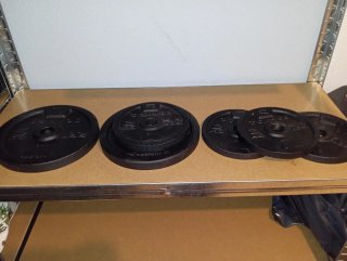 6 discos Domyos hierro 20 kg [SOLO RECOGER]