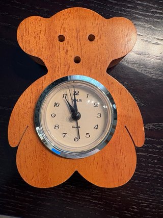 Reloj Despertador Oso Tous Madera