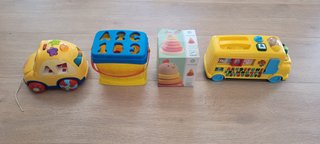 Lote Juguetes Bebé Coche, Bloques, Bus