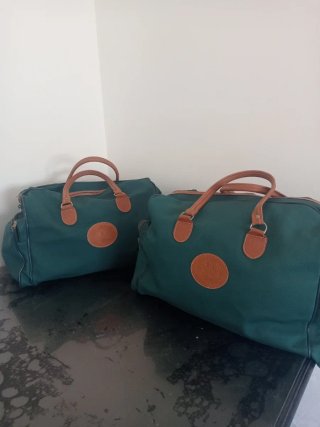 Set di 2 Borse da Viaggio Verdi