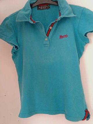 Camiseta Polo Gucci Vintage Talla S