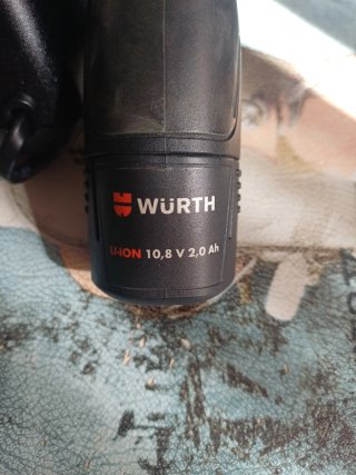 Destornillador Wurth + Cargador Bosch