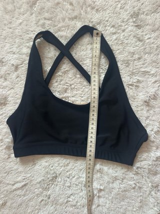 Top Deportivo Negro y Verde