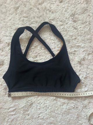 Top Deportivo Negro y Verde