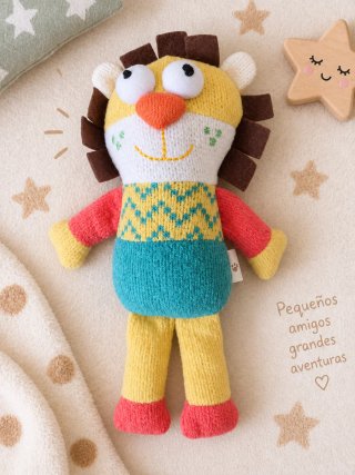 Peluche León Tejido