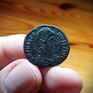 Moneda romana - Teodosio - REPARATIO REIPVB