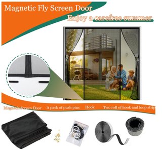 Mosquitera magnética para puertas