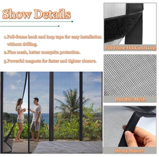 Mosquitera magnética para puertas