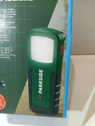 Linterna LED Recargable Batería Litio PARKSIDE