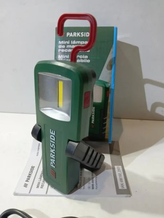 Linterna LED Recargable Batería Litio PARKSIDE