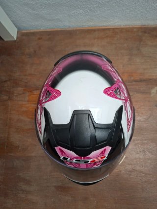 Casco Moto Integral Mujer LS2 T.M Mariposas
