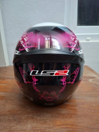 Casco Moto Integral Mujer LS2 T.M Mariposas