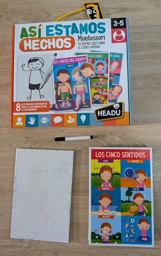 Juego educativo Montessori 'Así estamos hechos'