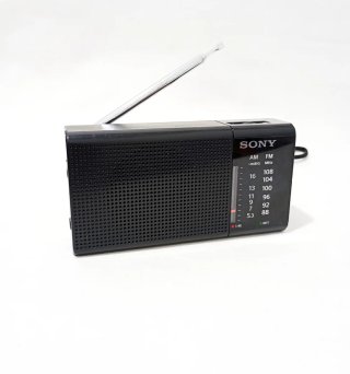 Radio Sony Portátil AM/FM Negra