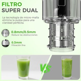 SIN ABRIR Kit Extractor de Zumo y Verduras 200W