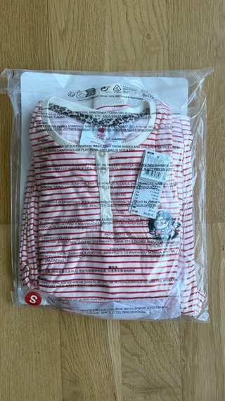 Pijama Mafalda rayas rojas y blancas “Women’Secret
