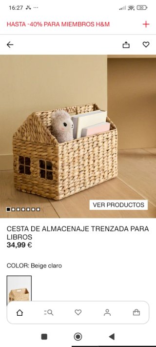 Revistero H&M Casa Mimbre