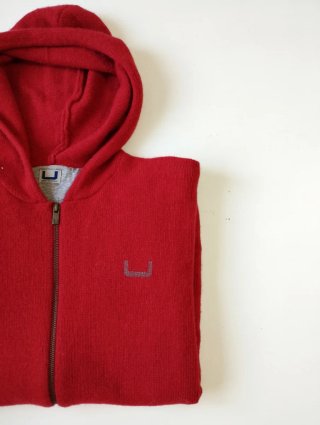 Sudadera Adolfo Dominguez Lana Hombre Roja