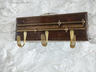 Perchero Vintage Madera y Metal